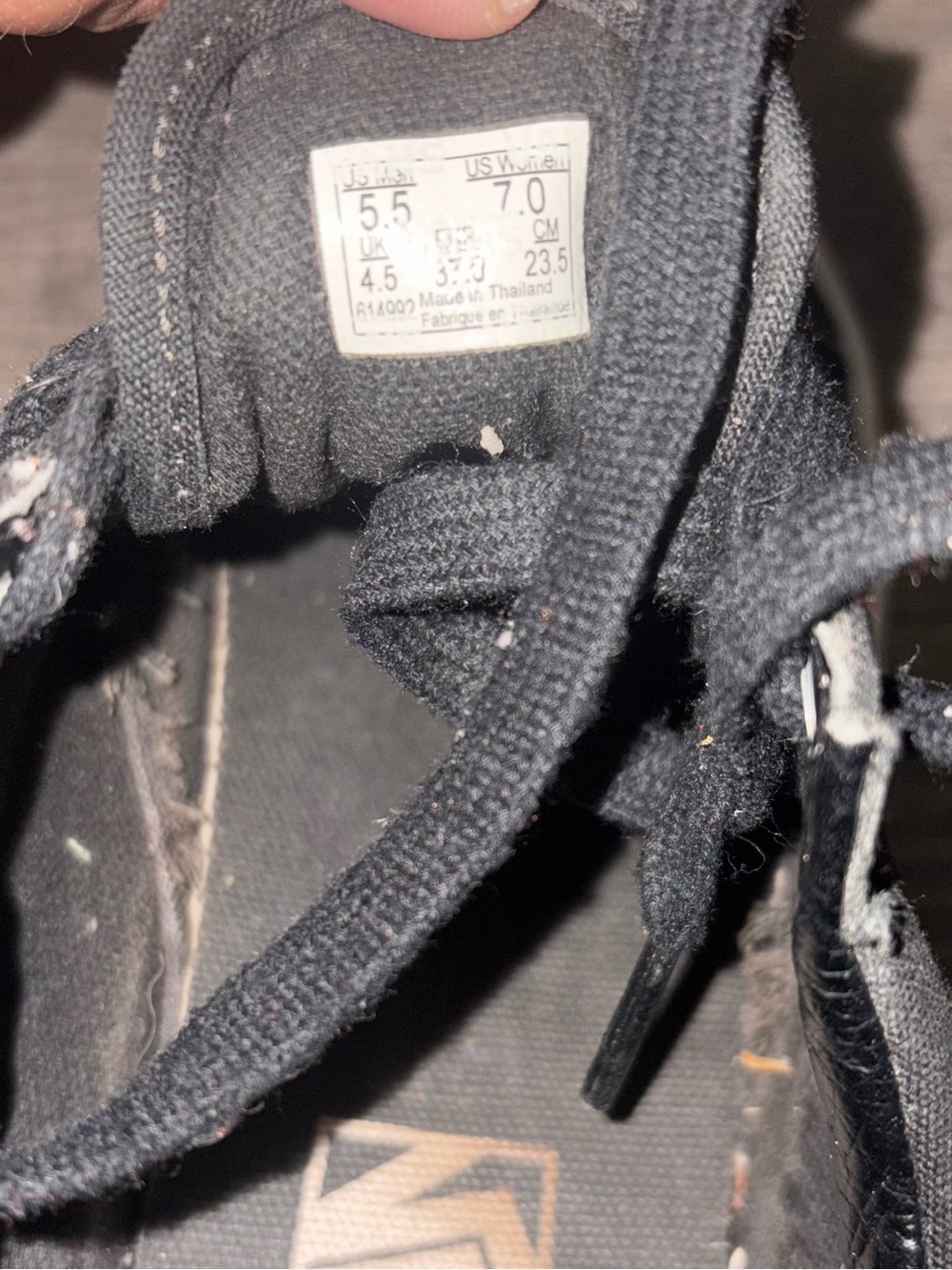Vans Black White Gum-sole Low Top Skate Sneakers - Picture 5 of 5